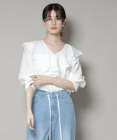 【ナノ ユニバース/nano universe】のビンテージポプリンラッフルカラーブラウス 人気、トレンドファッション・服の通販 founy(ファニー) ファッション Fashion レディースファッション Fashion for Women トップス・カットソー Cut & Sew Tops シャツ・ブラウス・オフィスカジュアル Elegant Blouses & Button-Ups ジャケット Jacket, Outerwear バランス Balance, Style Balance ラッフル Ruffle, Frill アウトレット Outlet / Clearance おすすめ Recommended / Our Picks エレガント 上品 Elegant 2025年 2025 2025-2026秋冬・A/W Autumn/Winter 2025–26 AW25–26 |ID:prp329100004726031