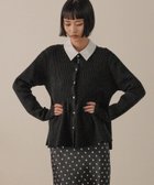 【ローリーズファーム/LOWRYS FARM】のペプラムニットカーディガンLS 人気、トレンドファッション・服の通販 founy(ファニー) ファッション Fashion レディースファッション Fashion for Women トップス・カットソー Cut & Sew Tops ニット Knit Tops & Sweaters カーディガン・羽織り Layered Style Cardigans カーディガン Cardigan, Knitwear デニム Denim, Jeans Material フレア Flare, Flared ペプラム Peplum, Flared Hem エレガント 上品 Elegant thumbnail ブラック09|ID: prp329100004726065 ipo3291000000034882105