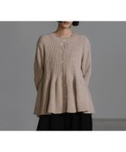 【ローリーズファーム/LOWRYS FARM】のペプラムニットカーディガンLS 人気、トレンドファッション・服の通販 founy(ファニー) ファッション Fashion レディースファッション Fashion for Women トップス・カットソー Cut & Sew Tops ニット Knit Tops & Sweaters カーディガン・羽織り Layered Style Cardigans カーディガン Cardigan, Knitwear デニム Denim, Jeans Material フレア Flare, Flared ペプラム Peplum, Flared Hem エレガント 上品 Elegant thumbnail ベージュ51|ID: prp329100004726065 ipo3291000000034882109