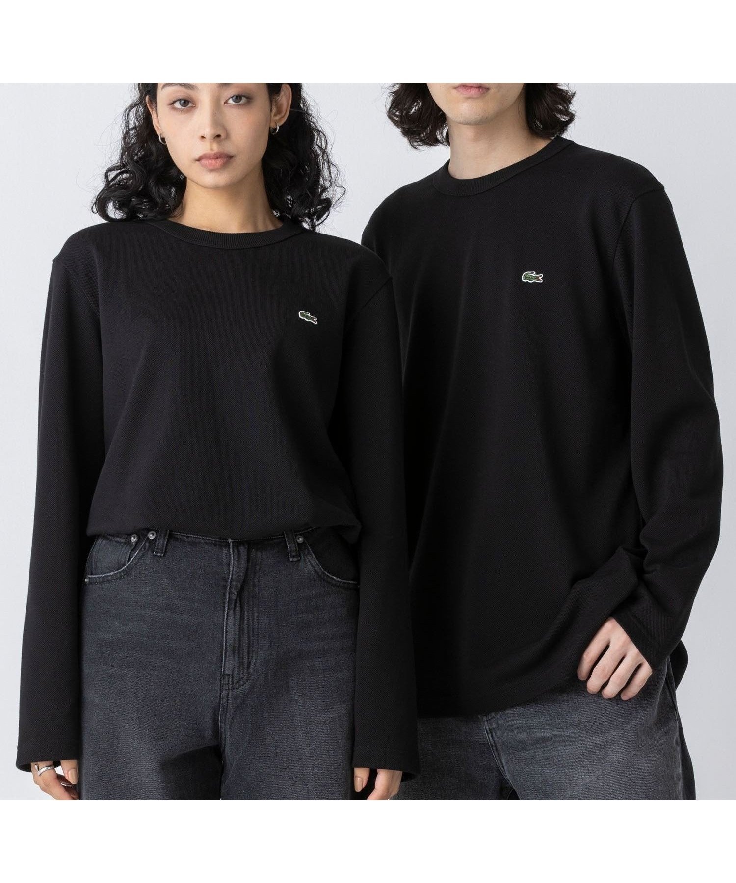 【ラコステ/LACOSTE】のクラシックフィットロングスリーブTシャツ インテリア・キッズ・メンズ・レディースファッション・服の通販 founy(ファニー) 　ファッション　Fashion　レディースファッション　Fashion for Women　トップス・カットソー　Cut & Sew Tops　シャツ・ブラウス・オフィスカジュアル　Elegant Blouses & Button-Ups　ロングTシャツ・Tシャツ　Longline T-Shirts & Tees　インナー　Innerwear　カーディガン　Cardigan, Knitwear　シンプル　Simple, Minimal　スマート　Smart, Elegant　ビッグ　Big, Oversized　フィット　Fit, Slim Fit　プリーツ　Pleats, Pleated　ベーシック　Basic, Essential　メンズ　Men's, Menswear　おすすめ　Recommended / Our Picks　エレガント 上品　Elegant　ブラック|ID: prp329100004726123 ipo3291000000034232193