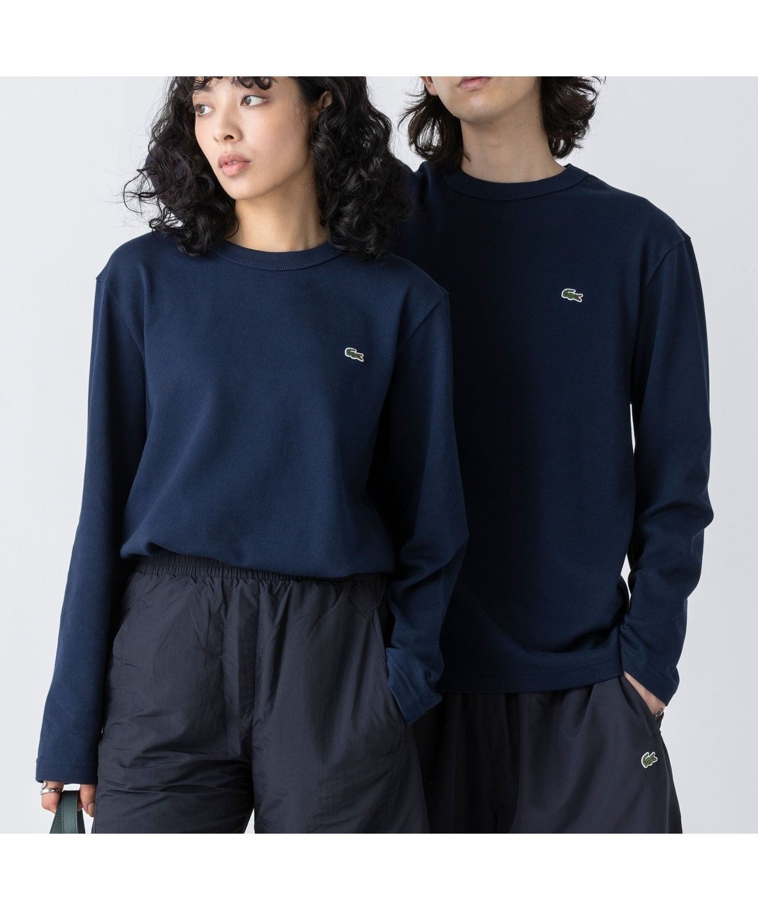 【ラコステ/LACOSTE】のクラシックフィットロングスリーブTシャツ インテリア・キッズ・メンズ・レディースファッション・服の通販 founy(ファニー) 　ファッション　Fashion　レディースファッション　Fashion for Women　トップス・カットソー　Cut & Sew Tops　シャツ・ブラウス・オフィスカジュアル　Elegant Blouses & Button-Ups　ロングTシャツ・Tシャツ　Longline T-Shirts & Tees　インナー　Innerwear　カーディガン　Cardigan, Knitwear　シンプル　Simple, Minimal　スマート　Smart, Elegant　ビッグ　Big, Oversized　フィット　Fit, Slim Fit　プリーツ　Pleats, Pleated　ベーシック　Basic, Essential　メンズ　Men's, Menswear　おすすめ　Recommended / Our Picks　エレガント 上品　Elegant　ネイビー|ID: prp329100004726123 ipo3291000000034232196