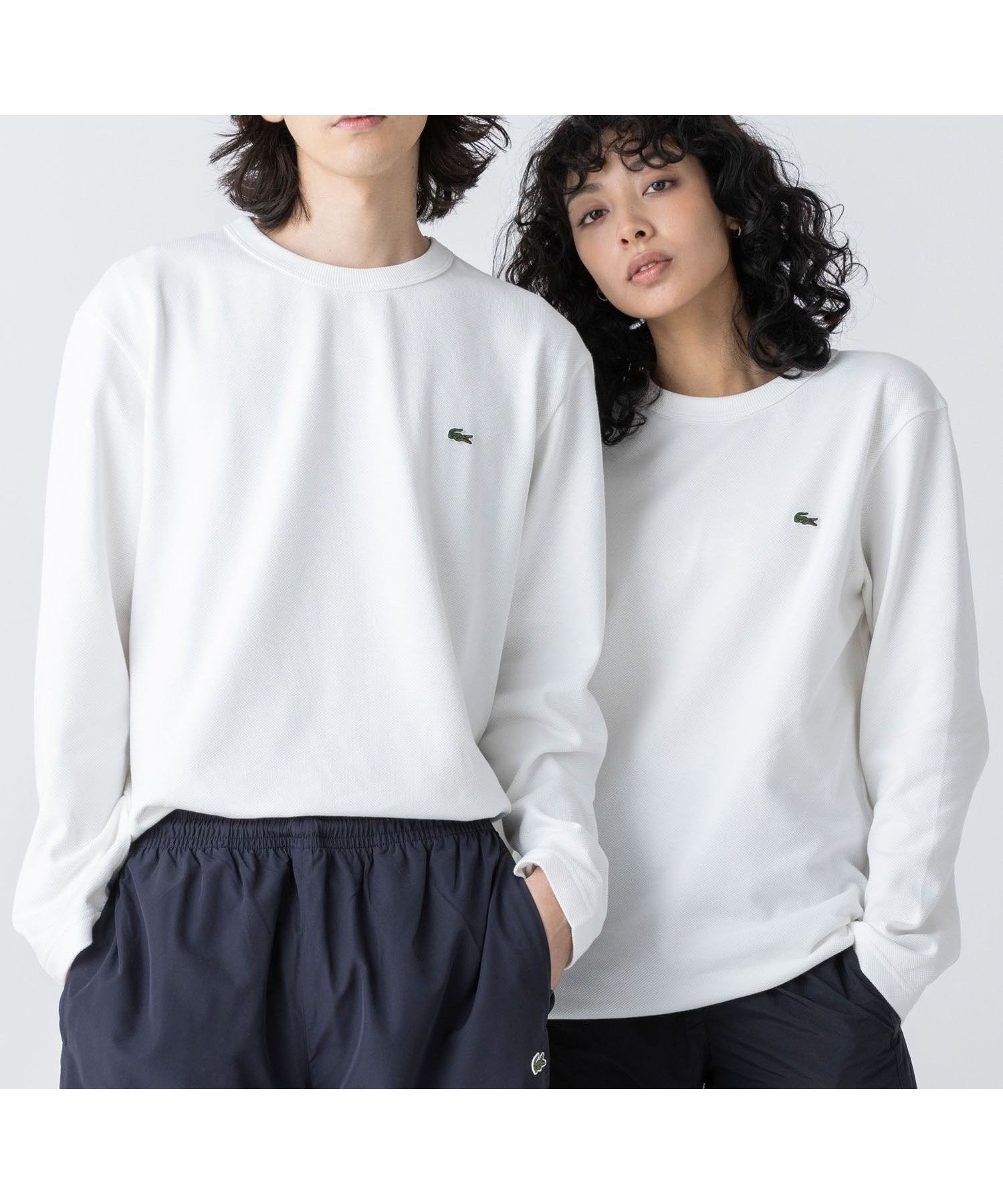 【ラコステ/LACOSTE】のクラシックフィットロングスリーブTシャツ インテリア・キッズ・メンズ・レディースファッション・服の通販 founy(ファニー) 　ファッション　Fashion　レディースファッション　Fashion for Women　トップス・カットソー　Cut & Sew Tops　シャツ・ブラウス・オフィスカジュアル　Elegant Blouses & Button-Ups　ロングTシャツ・Tシャツ　Longline T-Shirts & Tees　インナー　Innerwear　カーディガン　Cardigan, Knitwear　シンプル　Simple, Minimal　スマート　Smart, Elegant　ビッグ　Big, Oversized　フィット　Fit, Slim Fit　プリーツ　Pleats, Pleated　ベーシック　Basic, Essential　メンズ　Men's, Menswear　おすすめ　Recommended / Our Picks　エレガント 上品　Elegant　ホワイト|ID: prp329100004726123 ipo3291000000034232200
