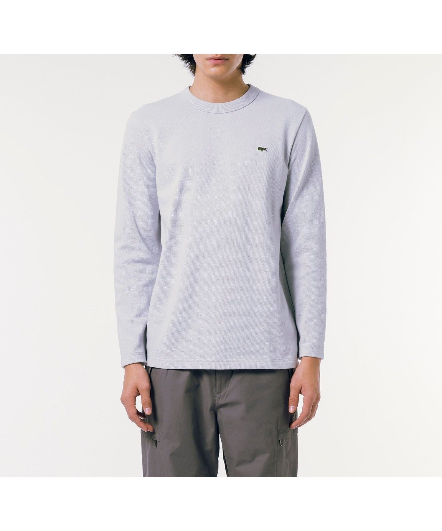 【ラコステ/LACOSTE】のクラシックフィットロングスリーブTシャツ インテリア・キッズ・メンズ・レディースファッション・服の通販 founy(ファニー) 　ファッション　Fashion　レディースファッション　Fashion for Women　トップス・カットソー　Cut & Sew Tops　シャツ・ブラウス・オフィスカジュアル　Elegant Blouses & Button-Ups　ロングTシャツ・Tシャツ　Longline T-Shirts & Tees　インナー　Innerwear　カーディガン　Cardigan, Knitwear　シンプル　Simple, Minimal　スマート　Smart, Elegant　ビッグ　Big, Oversized　フィット　Fit, Slim Fit　プリーツ　Pleats, Pleated　ベーシック　Basic, Essential　メンズ　Men's, Menswear　おすすめ　Recommended / Our Picks　エレガント 上品　Elegant　グレー|ID: prp329100004726123 ipo3291000000034232203
