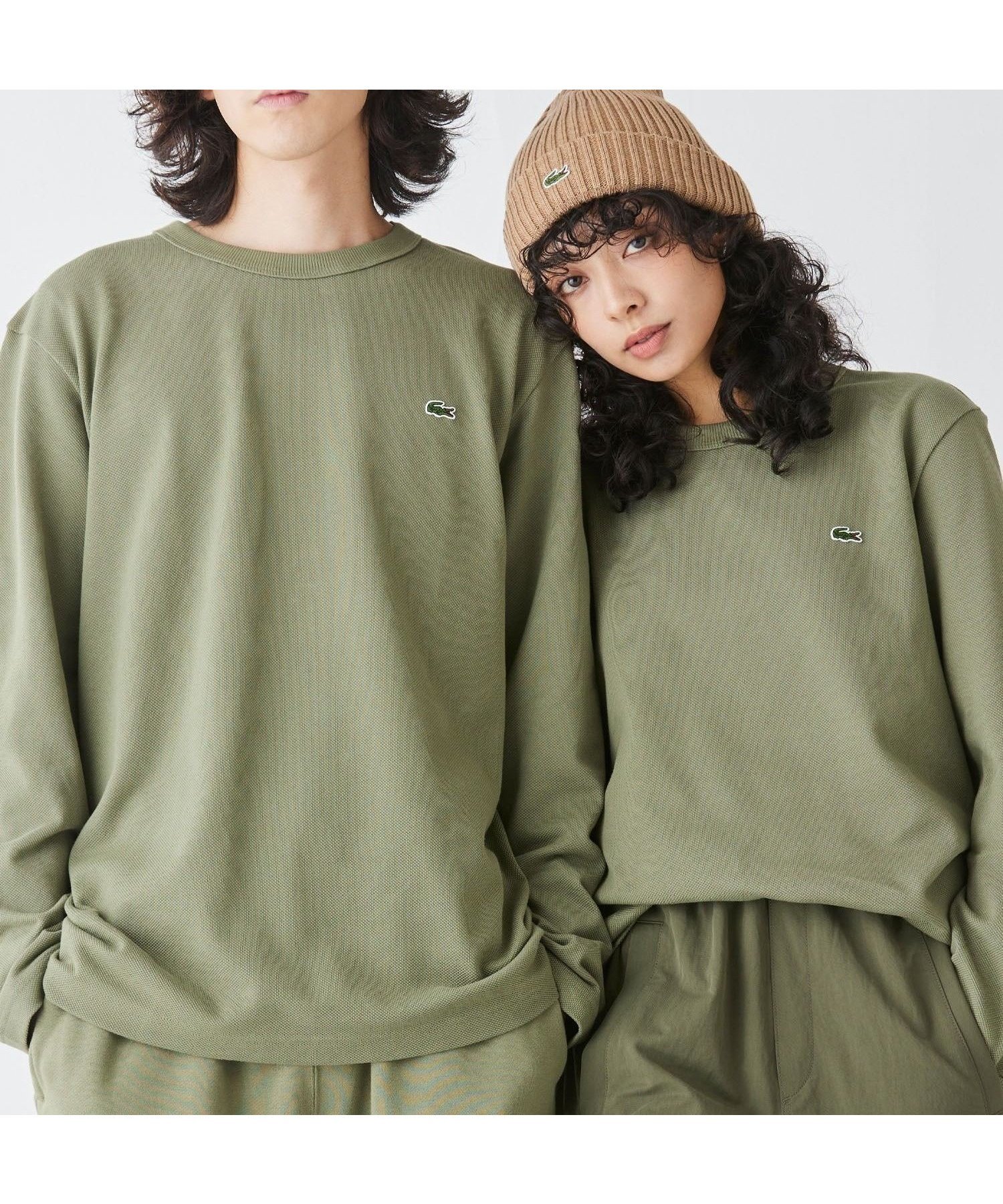 【ラコステ/LACOSTE】のクラシックフィットロングスリーブTシャツ インテリア・キッズ・メンズ・レディースファッション・服の通販 founy(ファニー) 　ファッション　Fashion　レディースファッション　Fashion for Women　トップス・カットソー　Cut & Sew Tops　シャツ・ブラウス・オフィスカジュアル　Elegant Blouses & Button-Ups　ロングTシャツ・Tシャツ　Longline T-Shirts & Tees　インナー　Innerwear　カーディガン　Cardigan, Knitwear　シンプル　Simple, Minimal　スマート　Smart, Elegant　ビッグ　Big, Oversized　フィット　Fit, Slim Fit　プリーツ　Pleats, Pleated　ベーシック　Basic, Essential　メンズ　Men's, Menswear　おすすめ　Recommended / Our Picks　エレガント 上品　Elegant　カーキ|ID: prp329100004726123 ipo3291000000034232208