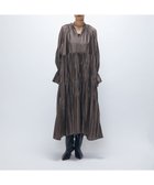 【プルミエ アロンディスモン/1er Arrondissement / MEN】のティアード手絞りプリーツワンピース Khaki|ID: prp329100004726145 ipo3291000000034148555
