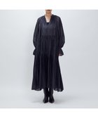【プルミエ アロンディスモン/1er Arrondissement / MEN】のティアード手絞りプリーツワンピース Black|ID: prp329100004726145 ipo3291000000034148556
