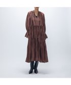 【プルミエ アロンディスモン/1er Arrondissement / MEN】のティアード手絞りプリーツワンピース Web限定Brown|ID: prp329100004726145 ipo3291000000034148557
