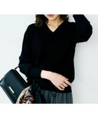 【アンタイトル/UNTITLED】の【洗える/ウール100%】Vネックウールニット 人気、トレンドファッション・服の通販 founy(ファニー) ファッション Fashion レディースファッション Fashion for Women トップス・カットソー Cut & Sew Tops ニット Knit Tops & Sweaters Vネックトップス V-Neck Tops / V-Cut Neckline Shirts 洗える Machine Washable コンパクト Compact, Small Size シンプル Simple, Minimal スマート Smart, Elegant スーツ Suit, Formalwear デニム Denim, Jeans Material ボトム Bottoms, Lower Wear おすすめ Recommended / Our Picks thumbnail ブラック|ID: prp329100004726152 ipo3291000000034905101