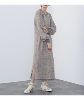 【ビームス ウイメン/BEAMS】のバイカラー ニットワンピース 人気、トレンドファッション・服の通販 founy(ファニー) ファッション Fashion レディースファッション Fashion for Women ワンピース Dresses ニットワンピース Knit Dresses おすすめ Recommended / Our Picks シューズ Shoes, Footwear ストライプ Stripe, Striped Pattern スニーカー Sneakers, Trainers スリット Slit, Slit Detail トレンド Trend, Trending Now |ID:prp329100004726185