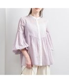 【ユナイテッドアローズ/UNITED ARROWS】のストライプ バルーンスリーブ ブラウス LT.PINK|ID: prp329100004726197 ipo3291000000034148743
