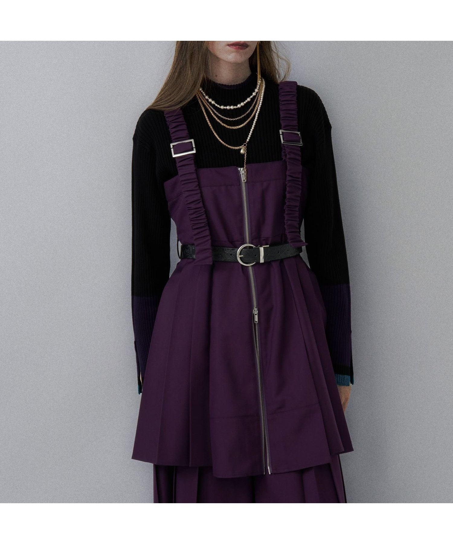 【ハレ/HARE】のプリーツミニキャミワンピース インテリア・キッズ・メンズ・レディースファッション・服の通販 founy(ファニー) 　ファッション　Fashion　レディースファッション　Fashion for Women　ワンピース　Dresses　キャミソールワンピース　Camisole Dresses　ウェーブ　Wavy Pattern　カーディガン　Cardigan, Knitwear　ギャザー　Gathered, Ruffled　ショート　Short, Short Length　シルバー　Silver, Metallic Silver　ジャケット　Jacket, Outerwear　ストレート　Straight, Straight Cut　タートル　Turtleneck, Turtle Collar　デニム　Denim, Jeans Material　フィット　Fit, Slim Fit　フェミニン　Feminine, Girly　フロント　Front, Front Design　プリーツ　Pleats, Pleated　ベスト　Vest, Waistcoat　リラックス　Relax, Relaxed Fit　ループ　Loop, Loop Knit　ワイド　Wide, Wide Fit　おすすめ　Recommended / Our Picks　パープル98|ID: prp329100004726213 ipo3291000000034148807