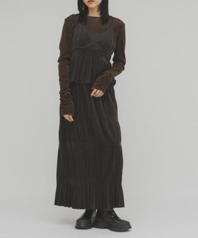 【ケービーエフ/KBF / URBAN RESEARCH】のマジョリカプリーツセパレートワンピース 人気、トレンドファッション・服の通販 founy(ファニー) ファッション Fashion レディースファッション Fashion for Women ワンピース Dresses 2025年 2025 2025-2026秋冬・A/W Autumn/Winter 2025–26 AW25–26 冬 Winter / This Winter シャーリング Shirring, Ruched ジャケット Jacket, Outerwear セパレート Separate, Two-Piece タンク Tank Top, Sleeveless Top タートルネック Turtleneck, High Neck ビスチェ Bustier, Corset Top プリーツ Pleats, Pleated ロング Long, Long-Length A/W・秋冬 Autumn/Winter |ID:prp329100004726215