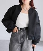 【リベリー/Riberry】のダンボールシアーMA-1ブルゾン 人気、トレンドファッション・服の通販 founy(ファニー) ファッション Fashion レディースファッション Fashion for Women アウター Coat / Outerwear Collection ブルゾンジャケット・スポーティアウター Blouson Jackets MA-1ジャケット MA-1 Bomber Jackets / Flight Jackets インナー Innerwear 秋 Autumn シアー Sheer, See-Through ショルダー Shoulder, Shoulder Strap スラックス Slacks, Dress Pants スリーブ Sleeve, Long Sleeve / Short Sleeve タートル Turtleneck, Turtle Collar ダウン Down, Puffer デニム Denim, Jeans Material トレンド Trend, Trending Now ドロップ Drop Shoulder, Dropped Style フォルム Silhouette, Form ブルゾン Blouson, Bomber Jacket マーメイド Mermaid, Fishtail Silhouette ミリタリー Military, Army Style ワイド Wide, Wide Fit おすすめ Recommended / Our Picks 夏 Summer エレガント 上品 Elegant thumbnail ブラック|ID: prp329100004726227 ipo3291000000034148857