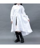【アクシーズファム/axes femme】のガーゼフリルシャツワンピース 人気、トレンドファッション・服の通販 founy(ファニー) ファッション Fashion レディースファッション Fashion for Women ワンピース Dresses シャツワンピース / 1枚で着映えコーデ Shirt Dresses おすすめ Recommended / Our Picks スタッズ Studs, Metal Accents フリル Frill, Ruffle メタル Metal, Metal Parts thumbnail 白|ID: prp329100004726266 ipo3291000000034148994