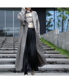 【ビームス ウイメン/BEAMS】のノーカラー ソフトトレンチコート OLIVE|ID: prp329100004726274 ipo3291000000034203526