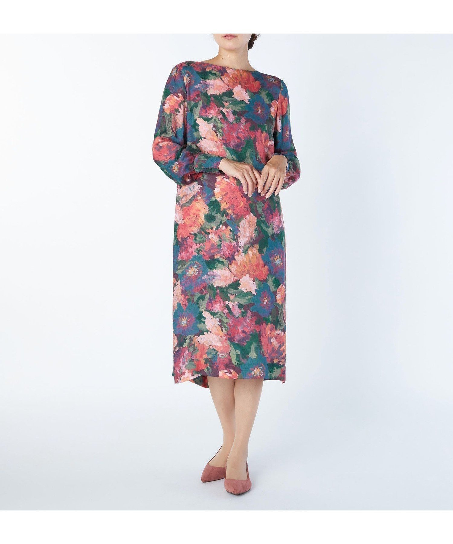 【キース/KEITH】のLIBERTY ARTIST S BOUQUETワンピース 人気、トレンドファッション・服の通販 founy(ファニー) 　ファッション　Fashion　レディースファッション　Fashion for Women　ワンピース　Dresses　プリント　Print, Printed Pattern　 other-1|ID: prp329100004726282 ipo3291000000034263776