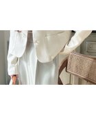 【ジュノア/JUNOAH】のMeiru 金釦ノーカラージャケット アイボリー|ID: prp329100004726285 ipo3291000000034498885