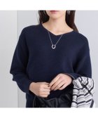 【インディヴィ/INDIVI】の【ウール混ラメ素材】Vネック煌めきニット ネイビー|ID: prp329100004726290 ipo3291000000034214427