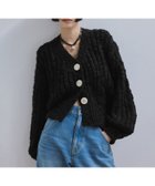 【アダム エ ロペ/ADAM ET ROPE'】の【WEB限定】ローゲージクロップドカーディガン 人気、トレンドファッション・服の通販 founy(ファニー) ファッション Fashion レディースファッション Fashion for Women トップス・カットソー Cut & Sew Tops カーディガン・羽織り Layered Style Cardigans 2026年 2026 おすすめ Recommended / Our Picks カーディガン Cardigan, Knitwear コンパクト Compact, Small Size タートル Turtleneck, Turtle Collar フロント Front, Front Design ボトム Bottoms, Lower Wear ポケット Pocket, Pocket Detail ランダム Random, Irregular ワイド Wide, Wide Fit 手編み Hand-Knitted, Handmade Knit 畦 Ribbed Knit A/W・秋冬 Autumn/Winter thumbnail ブラック(01)|ID: prp329100004726309 ipo3291000000034296644