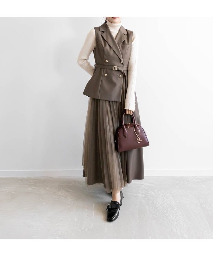【ランダ/RANDA】のジャケットライクワンピース インテリア・キッズ・メンズ・レディースファッション・服の通販 founy(ファニー) https://founy.com/ ファッション Fashion レディースファッション Fashion for Women アウター Coat / Outerwear Collection レディースジャケット・軽アウター Jackets おすすめ Recommended / Our Picks インナー Innerwear ジャケット Jacket, Outerwear チェック Check, Plaid, Tartan チュール Tulip, Tulip Motif テーラード Tailored, Tailored Fit トレンド Trend, Trending Now ドッキング Docking, Mixed Material ノースリーブ Sleeveless, No-Sleeve バランス Balance, Style Balance フェミニン Feminine, Girly フレア Flare, Flared プリーツ Pleats, Pleated |ID: prp329100004726330 ipo3291000000034149239