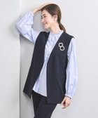 【ユナイテッドアローズ/UNITED ARROWS】のダブルクロス ミドル ベスト NAVY|ID: prp329100004726343 ipo3291000000034502636