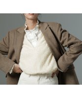 【ナノ ユニバース/nano universe】のシャギーVネックベスト(セットアップ可) 人気、トレンドファッション・服の通販 founy(ファニー) ファッション Fashion レディースファッション Fashion for Women アウター Coat / Outerwear Collection トップス・カットソー Cut & Sew Tops ベスト&ジレ / 重ね着スタイル Vests & Gilets Vネックトップス V-Neck Tops / V-Cut Neckline Shirts インナー Innerwear シルバー Silver, Metallic Silver シンプル Simple, Minimal スリット Slit, Slit Detail セットアップ Set-Up, Coordinated Outfit ベスト Vest, Waistcoat ロング Long, Long-Length アウトレット Outlet / Clearance おすすめ Recommended / Our Picks 2024年 2024 2024-2025秋冬・A/W Autumn/Winter 2024–25 AW24–25 |ID:prp329100004726356