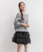 【ランダ/RANDA】のニットプルオーバー バルーンスカートセット GRAY|ID: prp329100004726544 ipo3291000000034184083