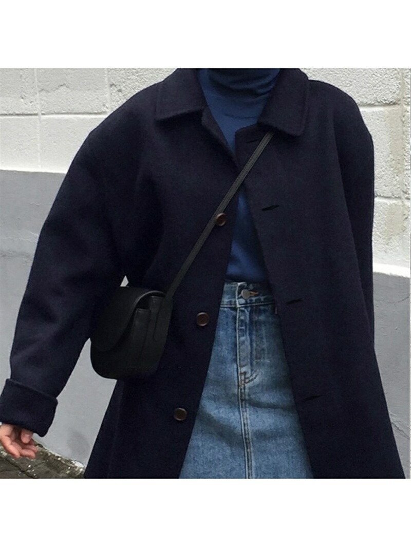 【ジュノア/JUNOAH】の4Bハーフコート インテリア・キッズ・メンズ・レディースファッション・服の通販 founy(ファニー) 　ファッション　Fashion　レディースファッション　Fashion for Women　アウター　Coat / Outerwear Collection　コート・ロングコート・ピーコート　Long Coats, Peacoats & More　ハーフ　Half, Half-Length　ネイビー|ID: prp329100004726549 ipo3291000000034150012