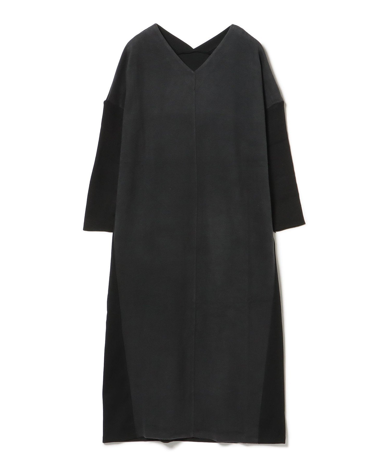 【ビームス ハート/BEAMS HEART】の異素材 カットソー ワンピース インテリア・キッズ・メンズ・レディースファッション・服の通販 founy(ファニー) 　ファッション　Fashion　レディースファッション　Fashion for Women　ワンピース　Dresses　おすすめ　Recommended / Our Picks　アクセサリー　Fashion Accessories　カットソー　Cut and Sewn Top　シューズ　Shoes, Footwear　シンプル　Simple, Minimal　ジャケット　Jacket, Outerwear　リラックス　Relax, Relaxed Fit　BLACK|ID: prp329100004726567 ipo3291000000034183804