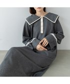 【バブ ブージュルード/Bab Bou Jeloud】の【低身長~高身長向けサイズあり】ビッグカラー配色パイピングスウェットワンピース 人気、トレンドファッション・服の通販 founy(ファニー) ファッション Fashion レディースファッション Fashion for Women ワンピース Dresses 秋 Autumn くるぶし Ankle-Length シューズ Shoes, Footwear ショート Short, Short Length シンプル Simple, Minimal スウェット / スエット Sweatshirt, Sweatwear スニーカー Sneakers, Trainers スマート Smart, Elegant スリット Slit, Slit Detail バレエ Ballet, Ballet Style パイピング Piping, Trim Design ビッグ Big, Oversized フェミニン Feminine, Girly フロント Front, Front Design ペチコート Petticoat, Underskirt おすすめ Recommended / Our Picks エレガント 上品 Elegant thumbnail モクチャコール|ID: prp329100004726573 ipo3291000000034570088