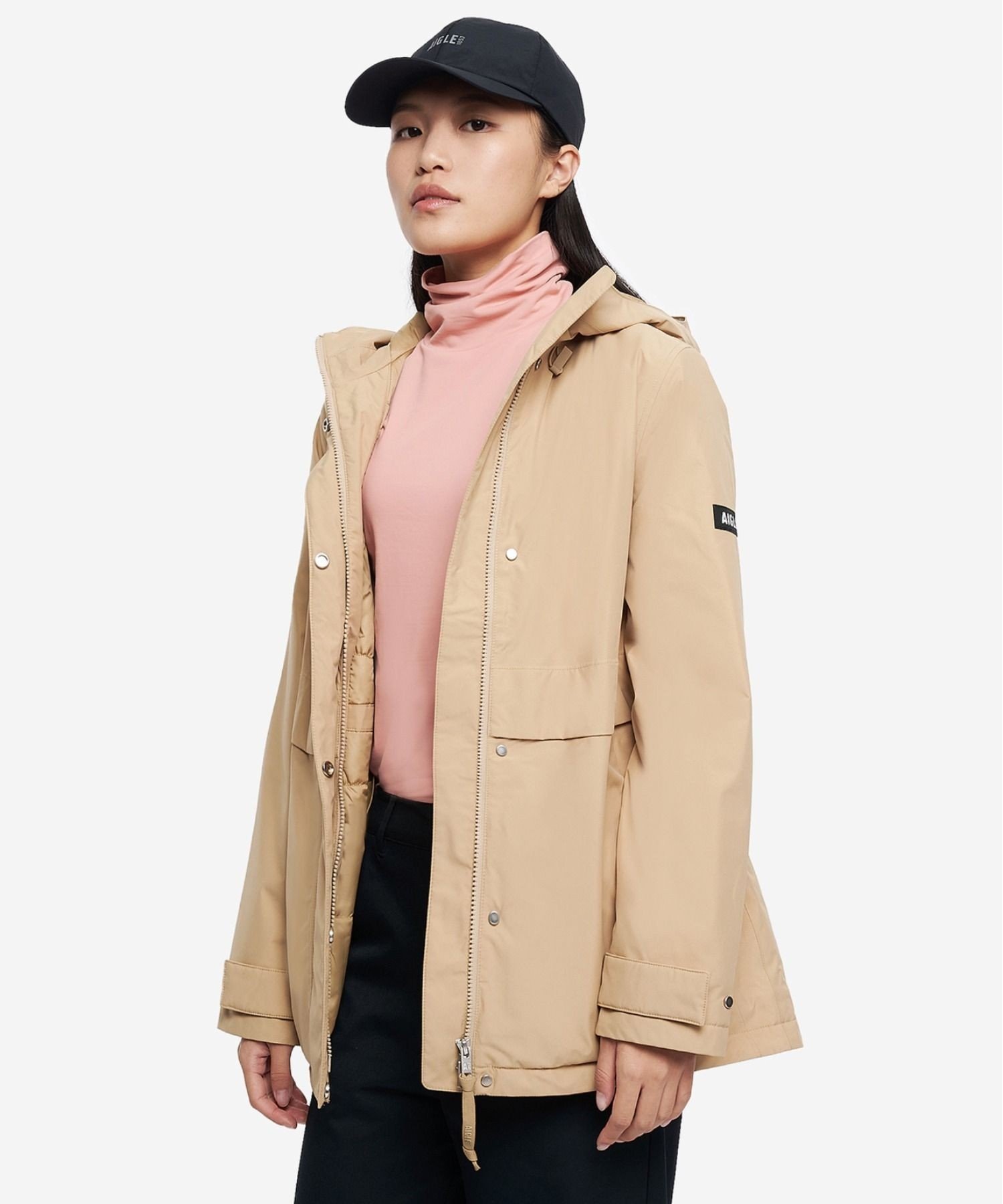 【エーグル/AIGLE】の透湿防水 Dupont Sorona中綿 インサレーション ジャケット インテリア・キッズ・メンズ・レディースファッション・服の通販 founy(ファニー) 　ファッション　Fashion　レディースファッション　Fashion for Women　アウター　Coat / Outerwear Collection　レディースジャケット・軽アウター　Jackets　ジャケット　Jacket, Outerwear　ハンド　Hand, Handmade　フェミニン　Feminine, Girly　ポケット　Pocket, Pocket Detail　ベージュ|ID: prp329100004726631 ipo3291000000034719430