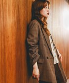 【ルクールブラン/le.coeur blanc】のグレンチェックダブルブレストジャケット 人気、トレンドファッション・服の通販 founy(ファニー) ファッション Fashion レディースファッション Fashion for Women アウター Coat / Outerwear Collection レディースジャケット・軽アウター Jackets おすすめ Recommended / Our Picks インナー Innerwear スリット Slit, Slit Detail チェック Check, Plaid, Tartan トレンド Trend, Trending Now マニッシュ Mannish, Boyish 定番 Standard, Basic Item A/W・秋冬 Autumn/Winter thumbnail ブラウン柄|ID: prp329100004726649 ipo3291000000034588131