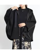 【ヴァン/Vin】のダンボールニットフレアアウター 人気、トレンドファッション・服の通販 founy(ファニー) ファッション Fashion レディースファッション Fashion for Women アウター Coat / Outerwear Collection トップス・カットソー Cut & Sew Tops ニット Knit Tops & Sweaters インナー Innerwear エレガント 上品 Elegant バランス Balance, Style Balance フレア Flare, Flared フロント Front, Front Design ポンチョ Poncho, Cape Style ミドル Middle Length, Mid Height thumbnail ブラック|ID: prp329100004726662 ipo3291000000034289080
