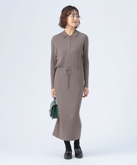 【ビームス ハート/BEAMS HEART】のリブニット ポロ ワンピース 人気、トレンドファッション・服の通販 founy(ファニー) ファッション Fashion レディースファッション Fashion for Women ワンピース Dresses ジャケット Jacket, Outerwear バランス Balance, Style Balance リブニット Rib Knit, Ribbed Knit エレガント 上品 Elegant |ID:prp329100004726673