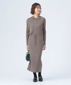 【ビームス ハート/BEAMS HEART】のリブニット ポロ ワンピース 人気、トレンドファッション・服の通販 founy(ファニー) ファッション Fashion レディースファッション Fashion for Women ワンピース Dresses ジャケット Jacket, Outerwear バランス Balance, Style Balance リブニット Rib Knit, Ribbed Knit エレガント 上品 Elegant thumbnail MOCHA|ID: prp329100004726673 ipo3291000000034150454