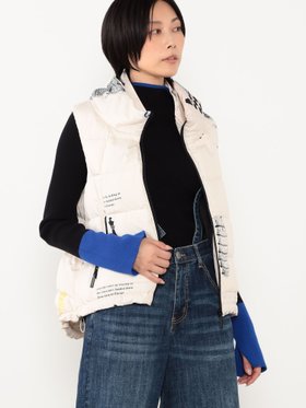 【ニコル クラブ/NICOLE CLUB】の【WALDO】チェス柄ダウンベスト 人気、トレンドファッション・服の通販 founy(ファニー) ファッション Fashion レディースファッション Fashion for Women アウター Coat / Outerwear Collection トップス・カットソー Cut & Sew Tops ベスト&ジレ / 重ね着スタイル Vests & Gilets インナー Innerwear シンプル Simple, Minimal スタンド Stand Collar, Upright Stand スマート Smart, Elegant ダウン Down, Puffer トレンド Trend, Trending Now バランス Balance, Style Balance フェザー Feather, Feather Detail フォルム Silhouette, Form プリント Print, Printed Pattern ベスト Vest, Waistcoat ボトム Bottoms, Lower Wear ミックス Mix, Mixed Style リアル Real, Realistic |ID:prp329100004726699