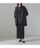 【デミルクス ビームス/Demi-Luxe BEAMS】のポリエステル 二重織 スタンドカラーコート 人気、トレンドファッション・服の通販 founy(ファニー) ファッション Fashion レディースファッション Fashion for Women アウター Coat / Outerwear Collection コート・ロングコート・ピーコート Long Coats, Peacoats & More スタンド Stand Collar, Upright Stand フォルム Silhouette, Form ボトム Bottoms, Lower Wear ポケット Pocket, Pocket Detail マニッシュ Mannish, Boyish thumbnail BLACK|ID: prp329100004726759 ipo3291000000034150723