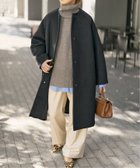 【スピック&スパン/Spick & Span】のS160ビーバーノーカラーコート ブラック|ID: prp329100004726772 ipo3291000000034782096