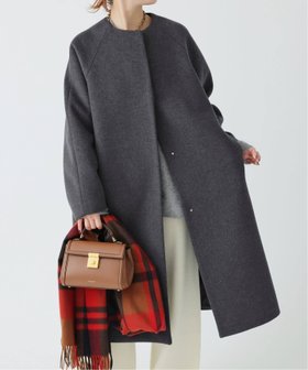 【スピック&スパン/Spick & Span】のS160ビーバーノーカラーコート 人気、トレンドファッション・服の通販 founy(ファニー) ファッション Fashion レディースファッション Fashion for Women アウター Coat / Outerwear Collection コート・ロングコート・ピーコート Long Coats, Peacoats & More シンプル Simple, Minimal なめらか Smooth, Silky Texture バランス Balance, Style Balance フィット Fit, Slim Fit フォルム Silhouette, Form 冬 Winter / This Winter エレガント 上品 Elegant ビジネス 仕事 通勤 Business / Work / Commuting |ID:prp329100004726772