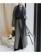 【アニュアンス/anuans】のウールリバーオーバーロングコート BEIGE/GRAY|ID: prp329100004726774 ipo3291000000034771501