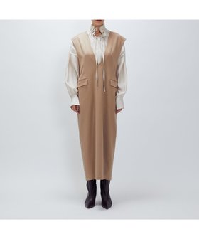 【プルミエ アロンディスモン/1er Arrondissement / MEN】のウールサテンワンピース 人気、トレンドファッション・服の通販 founy(ファニー) ファッション Fashion メンズファッション Fashion for Men サテン Satin, Glossy Fabric ロング Long, Long-Length エレガント 上品 Elegant |ID:prp329100004726785