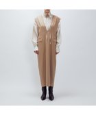 【プルミエ アロンディスモン/1er Arrondissement / MEN】のウールサテンワンピース Beige|ID: prp329100004726785 ipo3291000000034150806