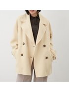 【ミラオーウェン/Mila Owen】のwoolコクーンシルエットピーコート YEL[032]|ID: prp329100004726818 ipo3291000000035255272