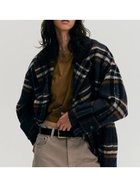 【ミラオーウェン/Mila Owen】のwoolコクーンシルエットピーコート CHECK[931]|ID: prp329100004726818 ipo3291000000035255274