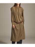 【ヴァン/Vin】のショルダーヨークエスニック調ワンピース 人気、トレンドファッション・服の通販 founy(ファニー) ファッション Fashion レディースファッション Fashion for Women ワンピース Dresses とろみ Fluid, Flowy Fabric エスニック Ethnic Style ショルダー Shoulder, Shoulder Strap ストレート Straight, Straight Cut フラワー Flower, Floral ヨーク Yoke, Yoke Design thumbnail ブラウン|ID: prp329100004726823 ipo3291000000034719405