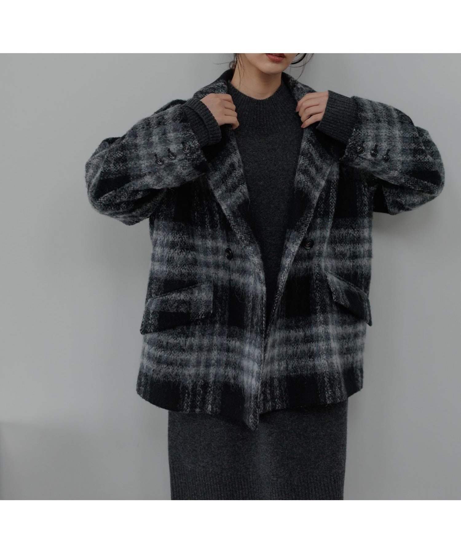 【アンデミュウ/Andemiu】のアルパカシャギーハーフコート 人気、トレンドファッション・服の通販 founy(ファニー) 　ファッション　Fashion　レディースファッション　Fashion for Women　アウター　Coat / Outerwear Collection　コート・ロングコート・ピーコート　Long Coats, Peacoats & More　ショルダー　Shoulder, Shoulder Strap　トレンド　Trend, Trending Now　ドロップ　Drop Shoulder, Dropped Style　フォルム　Silhouette, Form　ミドル　Middle Length, Mid Height　 other-1|ID: prp329100004726833 ipo3291000000034275174
