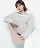 【ジルバイジルスチュアート/JILL by JILLSTUART】のリボンダッフルダウン 人気、トレンドファッション・服の通販 founy(ファニー) ファッション Fashion レディースファッション Fashion for Women ショート Short, Short Length スマート Smart, Elegant タフタ Taffeta, Structured Fabric ダウン Down, Puffer ピーチ Peach, Soft Touch フェイクファー Faux Fur, Imitation Fur フェザー Feather, Feather Detail ボトム Bottoms, Lower Wear リボン Ribbon, Bow thumbnail グレー|ID: prp329100004726841 ipo3291000000034599581