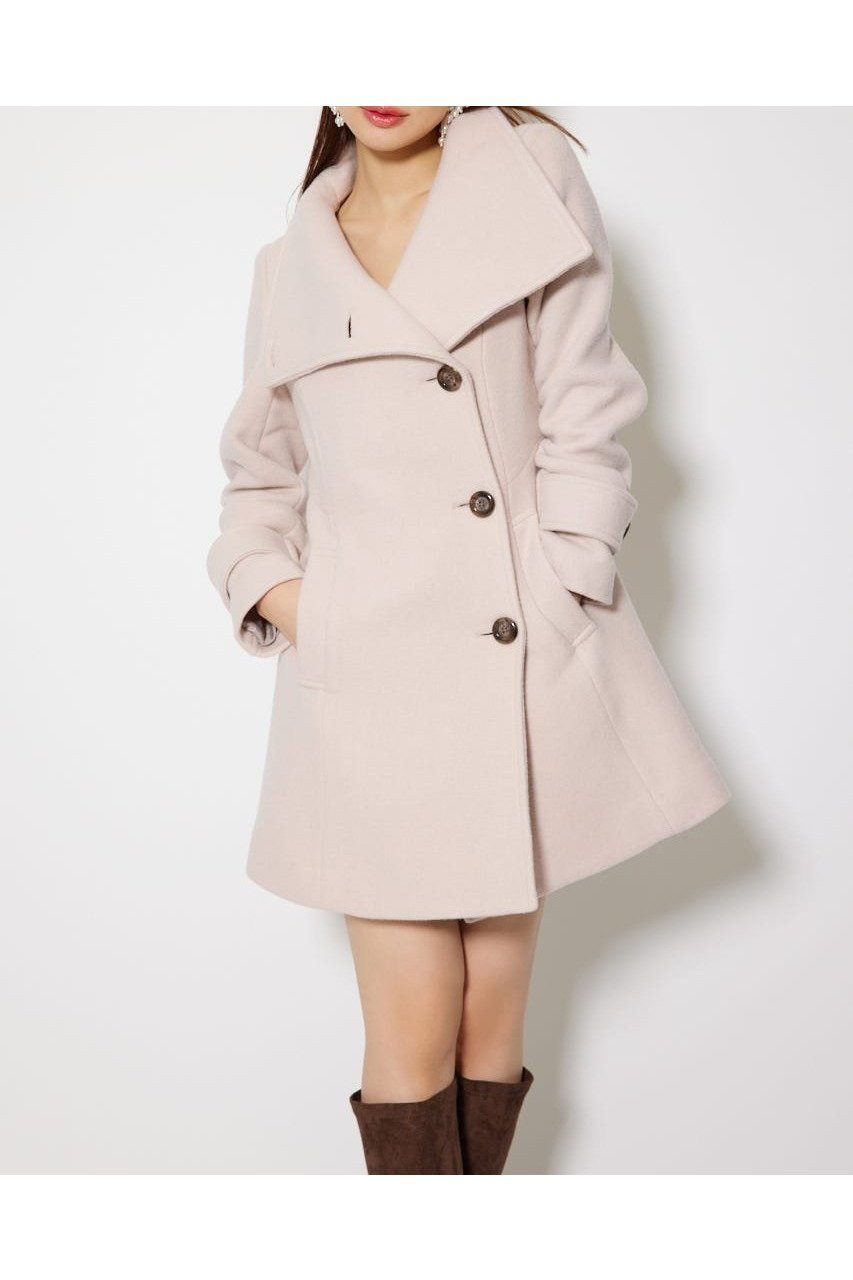 【リエンダ/rienda】の25オーバーネックシンデレララインミニコート インテリア・キッズ・メンズ・レディースファッション・服の通販 founy(ファニー) ファッション Fashion レディースファッション Fashion for Women アウター Coat / Outerwear Collection コート・ロングコート・ピーコート Long Coats, Peacoats & More クール Cool, Chic 定番 Standard, Basic Item 再入荷 Restock / Back in Stock L/BEG1|ID: prp329100004726868 ipo3291000000034841349