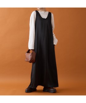 【チャオパニックティピー/CIAOPANIC TYPY】の前後2wayサテンタンクワンピース 人気、トレンドファッション・服の通販 founy(ファニー) ファッション Fashion レディースファッション Fashion for Women ワンピース Dresses カーディガン Cardigan, Knitwear サテン Satin, Glossy Fabric ジャケット Jacket, Outerwear スニーカー Sneakers, Trainers タートル Turtleneck, Turtle Collar フレア Flare, Flared ポケット Pocket, Pocket Detail ミュール Mule, Backless Shoes ラウンド Round, Round Neck おすすめ Recommended / Our Picks |ID:prp329100004726912