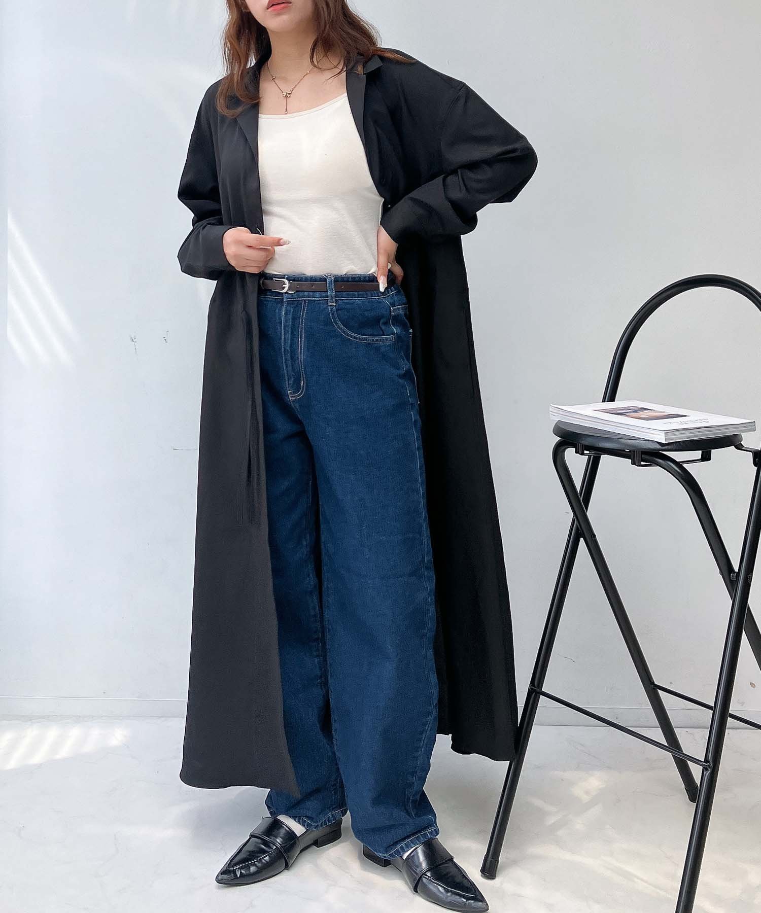 【アズノウアズ プラス/AS KNOW AS plus】の♪ウエストリボン結び 開襟長袖ワンピ-ス インテリア・キッズ・メンズ・レディースファッション・服の通販 founy(ファニー) ファッション Fashion レディースファッション Fashion for Women ワンピース Dresses 長袖 Long Sleeve, Full Sleeve フレア Flare, Flared リボン Ribbon, Bow 再入荷 Restock / Back in Stock クロ|ID: prp329100004726969 ipo3291000000034538907